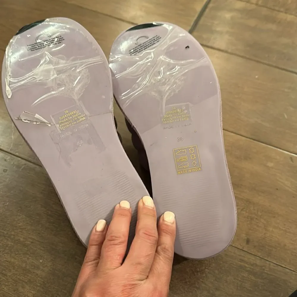 FREE PEOPLE Almost Paradise Platform Sandals / Orchid / US 6